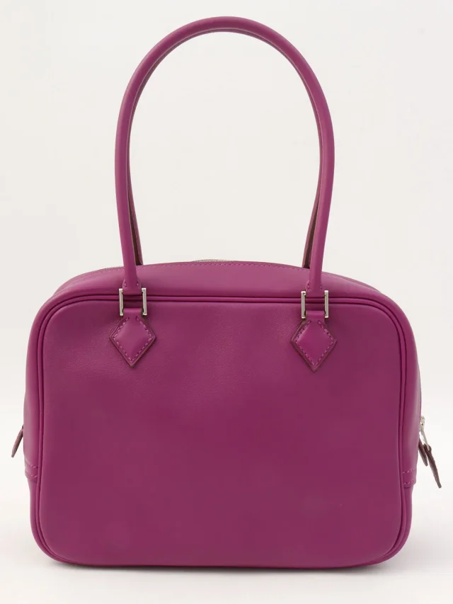 Hermès 2014 Mini Plume 20 Anemone in Swift leather from VINTAGE QOO TOKYO, photo 2 of 11