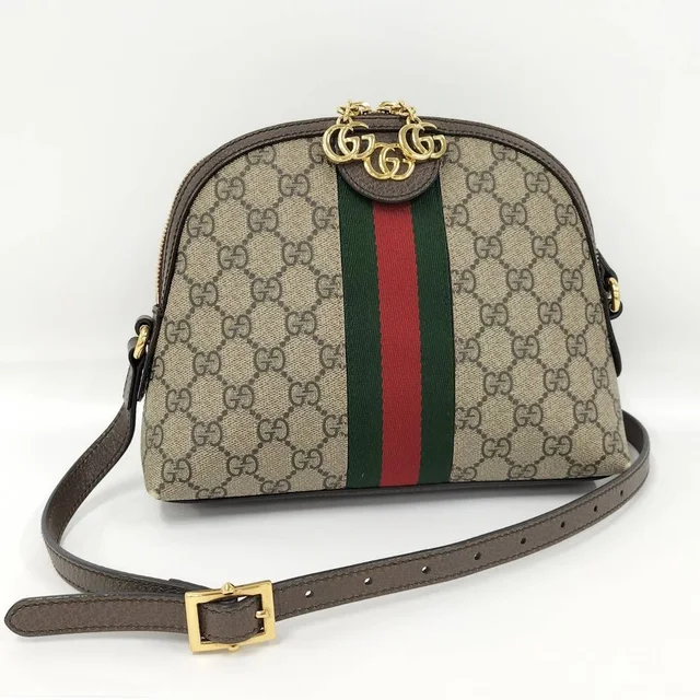 Gucci Shoulder Bag Sherry Coating Brown in Brown from The Reluxe
