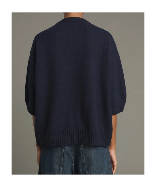 Soeur Lise Short-Sleeve Knitted Top, photo 3 of 5 from SENSER