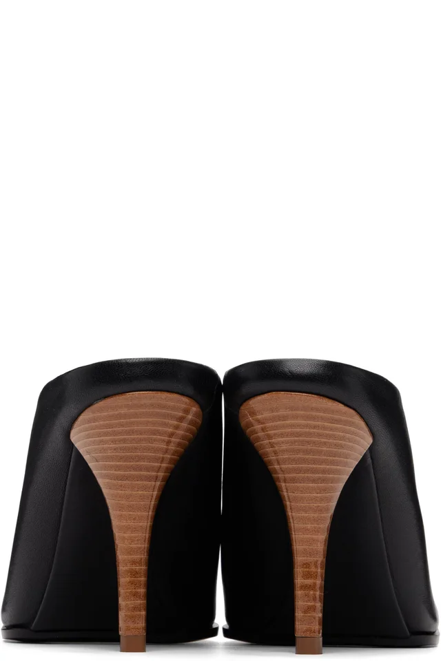 ALAÏA Black Mule Heels, photo 2 of 4 from SSENSE
