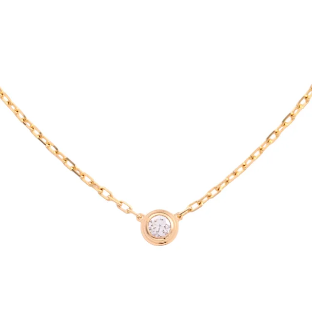 Cartier 18K Damour SM Yellow Gold in Yellow from VINTAGE QOO TOKYO