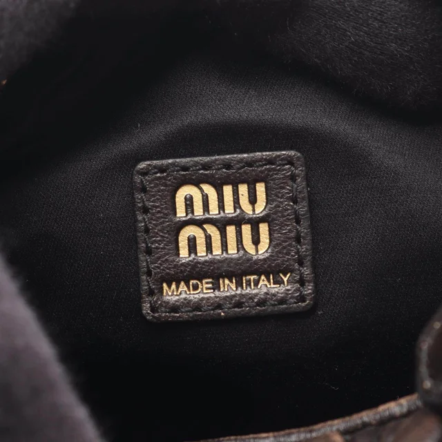 Miu Miu Matelassé leather 2way handbag in Brown Leather from LuxUness, photo 4 of 5