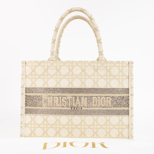 Crystal Dior Or Medium Book Tote Bag from Labellov, photo 2 of 7
