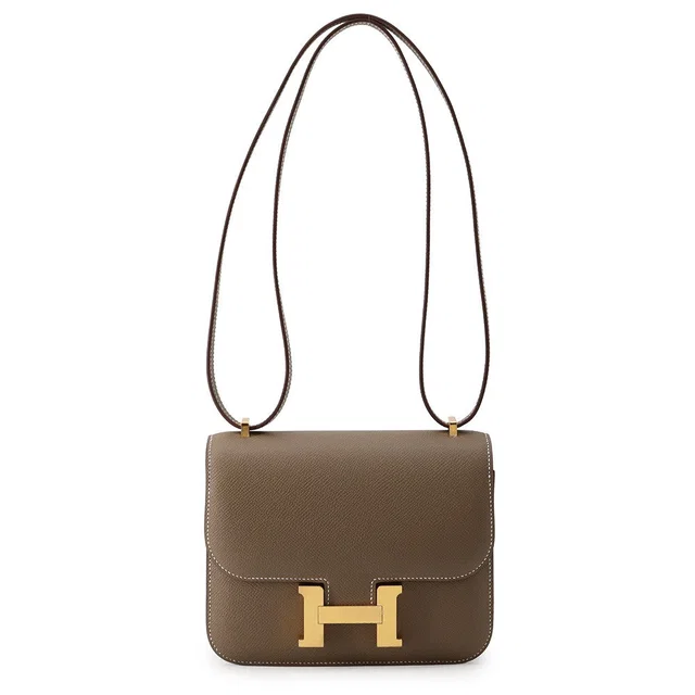 Hermès Constance 3 Miroir Etoupe Epsom Size Mini in Taupe Epsom leather from GALLERY RARE