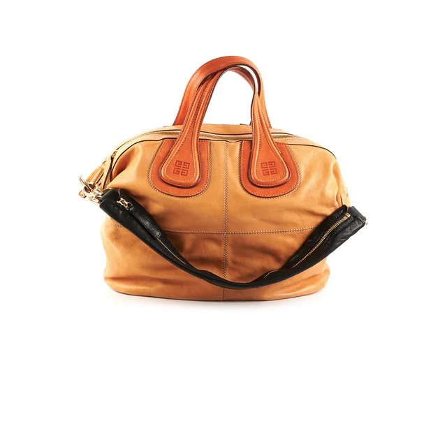 Givenchy Nightingale Medium Tan/Orange in Brown Leather from The Purse Affair