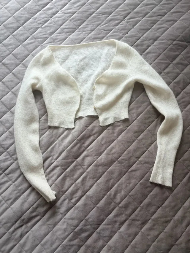 Jacquemus Bolero Fr 34 in Beige, Women's (Size Xs) in white|neutral from Grailed