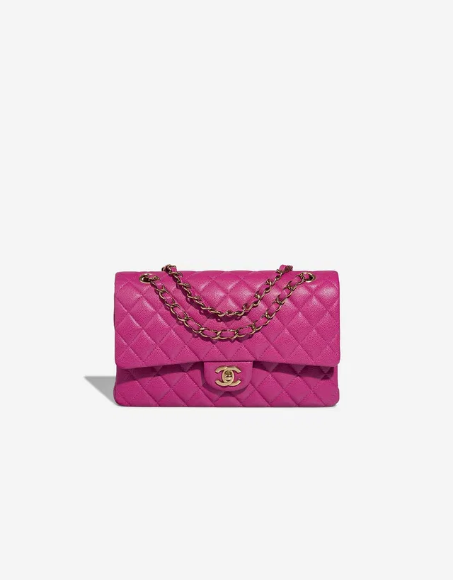 Chanel Timeless Medium Caviar Violet in Violet Caviar leather from SACLÀB