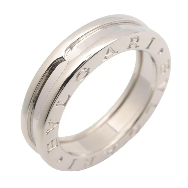 Bvlgari B-zero1 Au750 White Gold Ring Size 50 in White from LuxUness