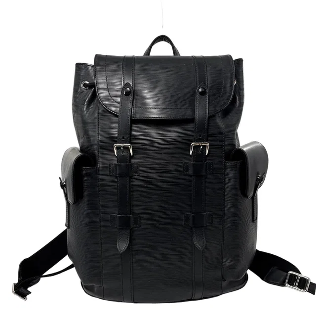 Louis Vuitton Christopher PM Epi Leather Backpack Black in Black Leather from The Reluxe