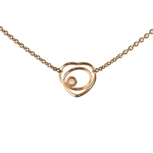 Hermès Collier TPM Vertige Coeur ST Very Small Model Necklace from The Purse Affair