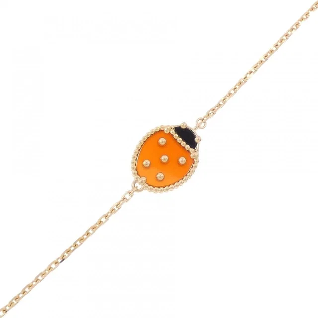 Van Cleef & Arpels Lucky Spring Closed Wing Ladybug Bracelet from The Reluxe