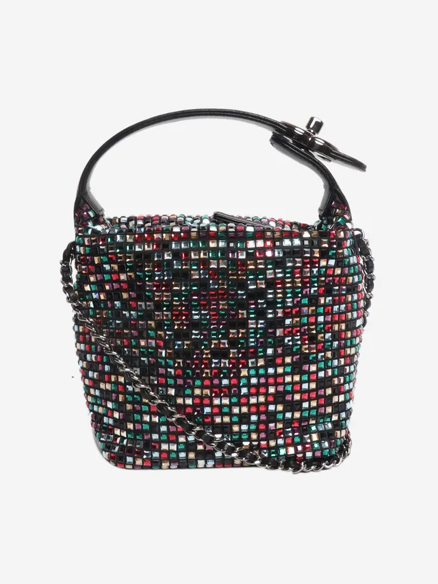 Chanel Multicolour Perfect Meeting Swarovski Hobo bag in Lambskin from Sign of the Times