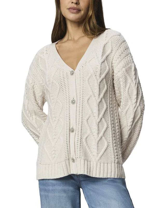 Splendid Harlow Hearts Wool-Blend Cardigan, image 1 of 1 from Rue La La