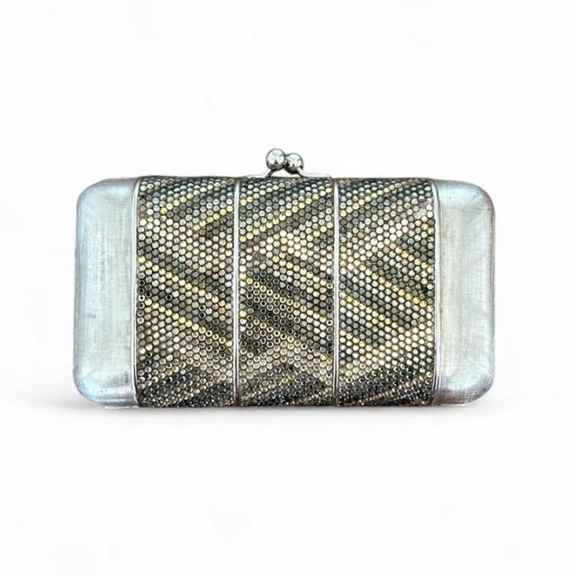 Judith Leiber Women's Clutch bags - Gold/Brown in red|gold|brown from Depop, photo 1 of 1