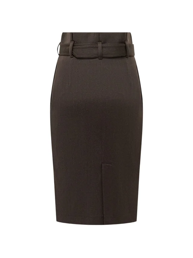 Etro belted midi skirt, photo 3 of 7 from SENSER