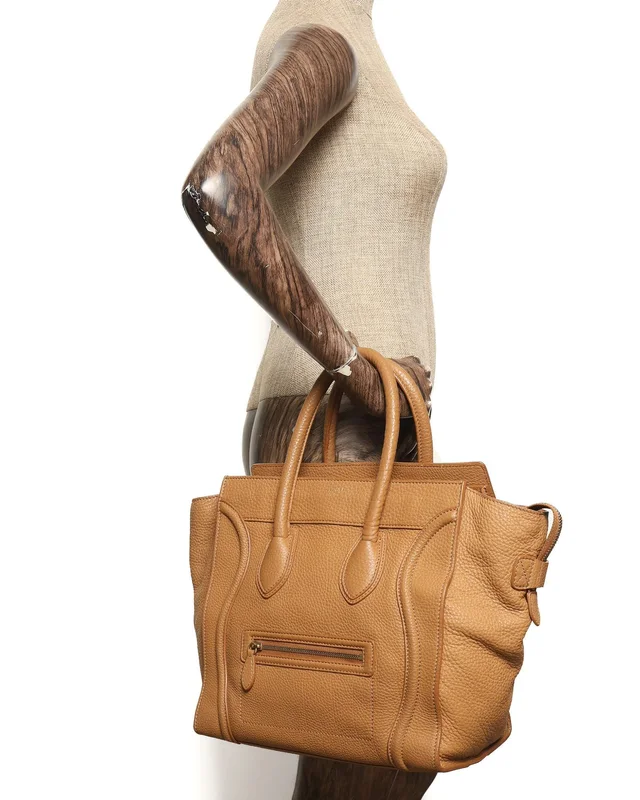 Celine Luggage Mini Bag in Caviar leather from A Retro Tale, photo 9 of 9