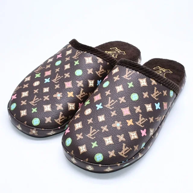 Louis Vuitton Palace Line Mules Slippers 3 Monogram Craggy Tyler the Creator in Calfskin from The Reluxe