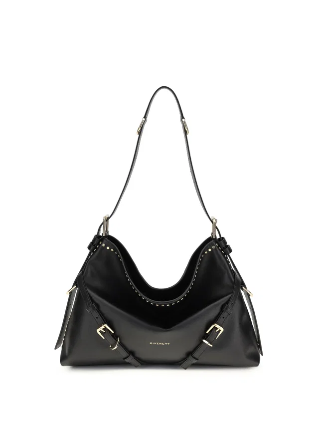 Givenchy Voyou Shoulder Bag — Black Calfskin Leather in Black Calfskin from HEWI