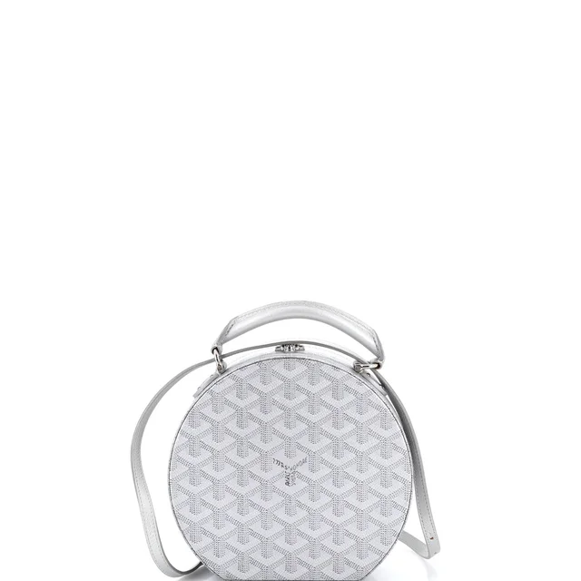 Goyard Alto Hatbox Bag Coated Canvas in silver|gray Coated canvas from Rebag