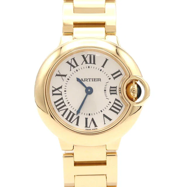 Cartier Ballon Bleu SM Au750 Watch in Blue from LuxUness