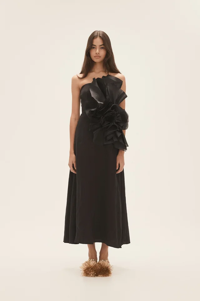 AJE Energy Midi Dress in Black from Aje, photo 1 of 1