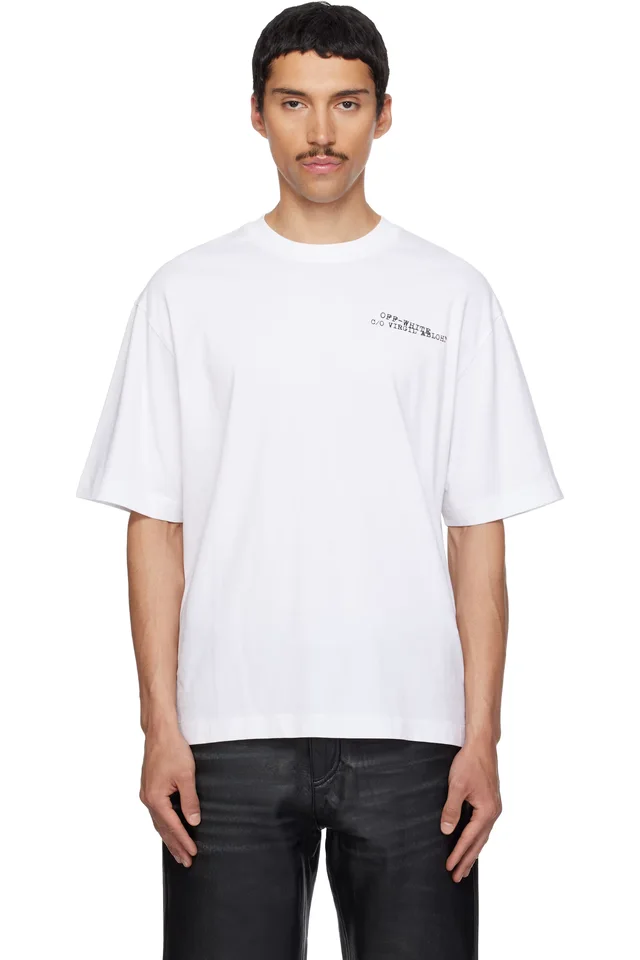 Off-White White Type Machine Arrow Skate T-shirt from SSENSE, photo 1 of 1