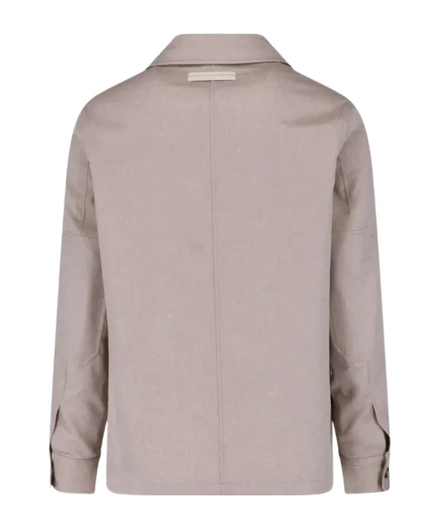 Zegna Oasi Button-Up Overshirt, photo 2 of 5 from SENSER