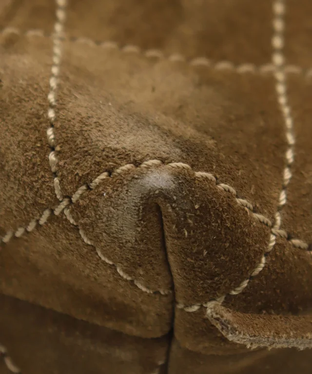 Chanel Shoulder Bag Paris-Salzburg Medium Suede Brown in Brown Suede from Luxury Promise, photo 16 of 19