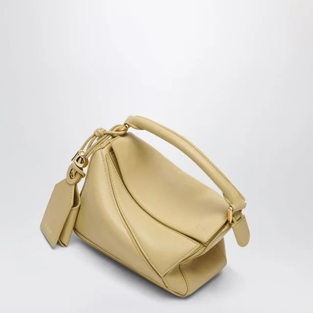 Loewe Puzzle Featherlight bag in butter-coloured nappa leather, photo 5 of 7 from SENSER