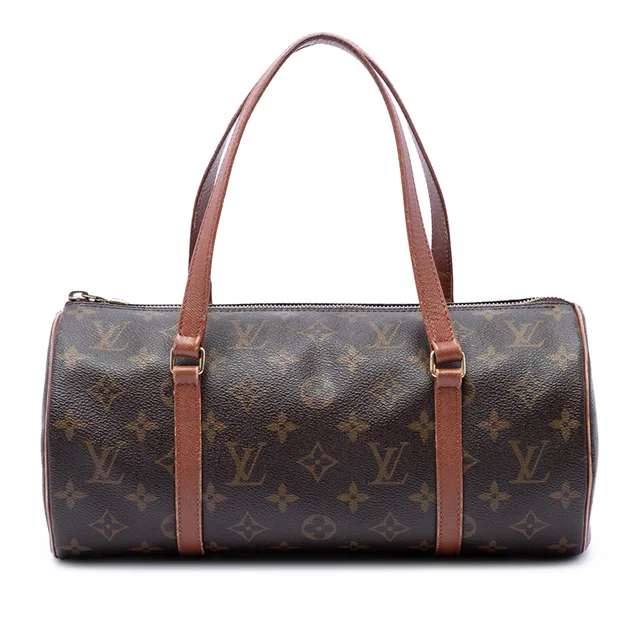 Brown Louis Vuitton Monogram Papillon 30 Handbag in Brown Coated canvas from Designer Revival