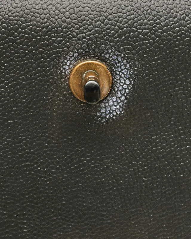 Chanel Caviar Kelly Top Handle Bag in Caviar leather from A Retro Tale, photo 8 of 10