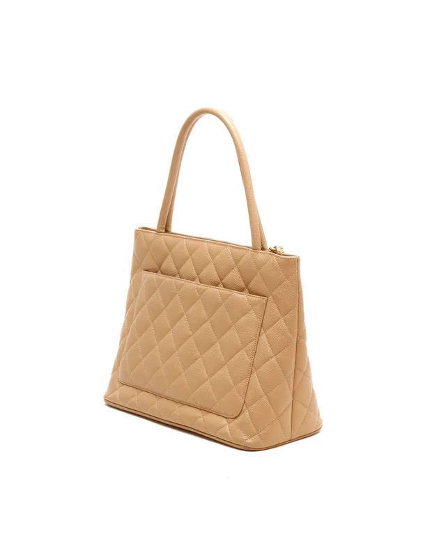Chanel CC Medallion Caviar Tote Bag in Caviar leather from A Retro Tale, photo 3 of 9
