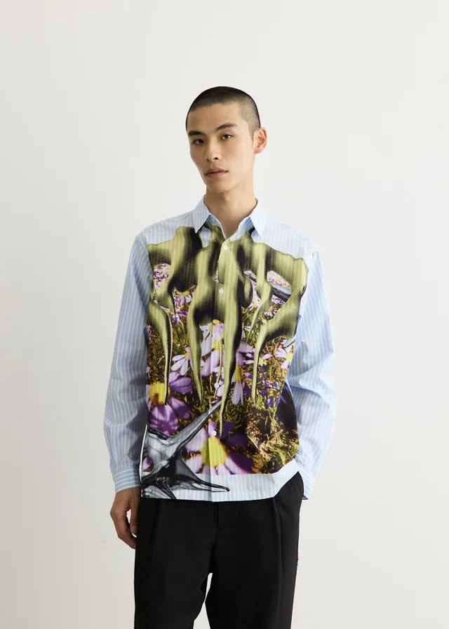 PAM Mind Garden Stripe Shirt in Blue from Incu, photo 1 of 1
