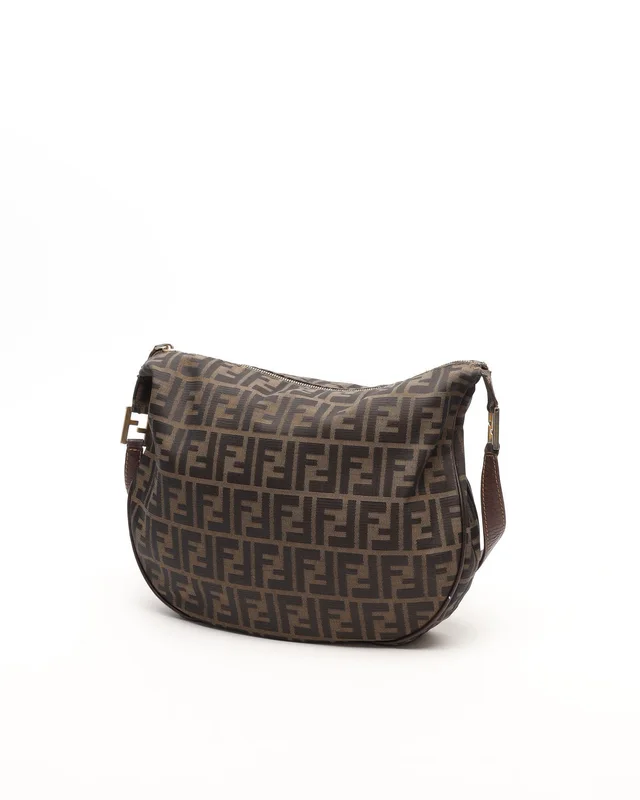 Fendi Zucca Hobo Bag in Canvas from A Retro Tale, photo 2 of 12