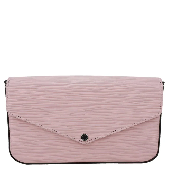 Louis Vuitton Felicie Pochette Epi Leather Crossbody Bag Pink in Pink Leather from Dallas Designer Handbags