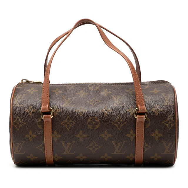 Brown Louis Vuitton Monogram Papillon 26 Handbag in Brown Coated canvas from Designer Revival