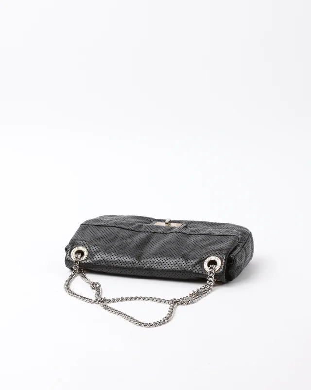 Chanel Classic Perforated Drill Flap Bag in Satin from A Retro Tale, photo 5 of 9