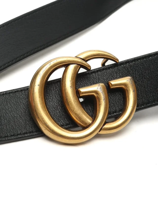 Gucci GG Marmont Belt, size 90 in Denim from A Retro Tale, photo 3 of 5