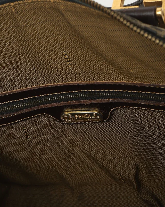 Fendi Zucca Boston Bag in Canvas from A Retro Tale, photo 6 of 8