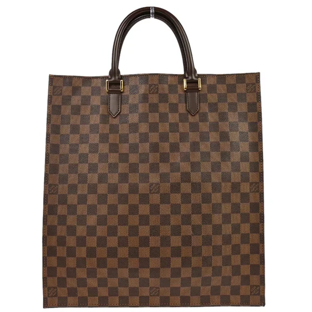 Louis Vuitton 2005 Damier Sac Plat Tote Handbag N51140 in Canvas from AMORE Vintage Tokyo