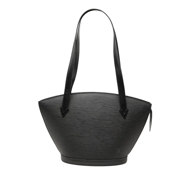 Black Louis Vuitton Epi Saint Jacques PM Long Strap Shoulder Bag in Black Leather from Designer Revival