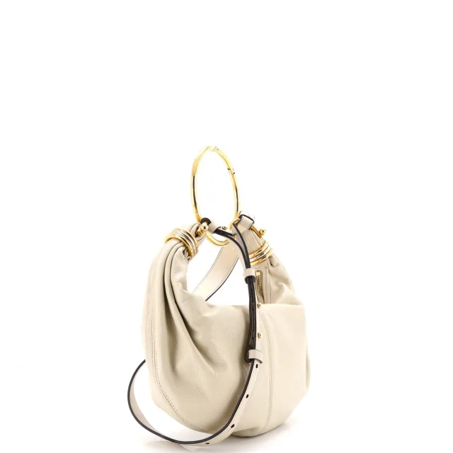 Chloé Bracelet Hobo Bag Leather Small in Leather from Rebag, photo 3 of 8
