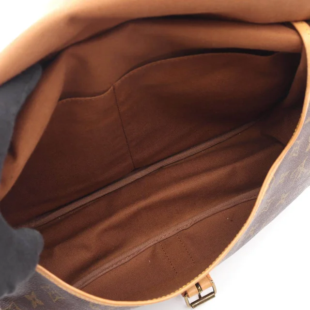 Louis Vuitton Saumur Monogram Shoulder Bag in Brown Canvas from LuxUness, photo 3 of 10