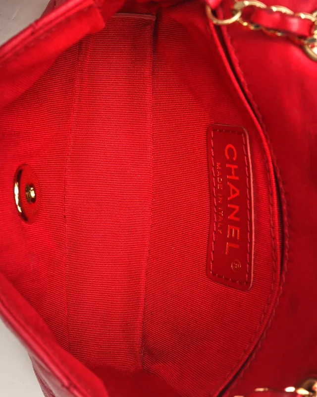 Chanel Mini Valentine Charms Flap Bag in Leather from A Retro Tale, photo 9 of 12