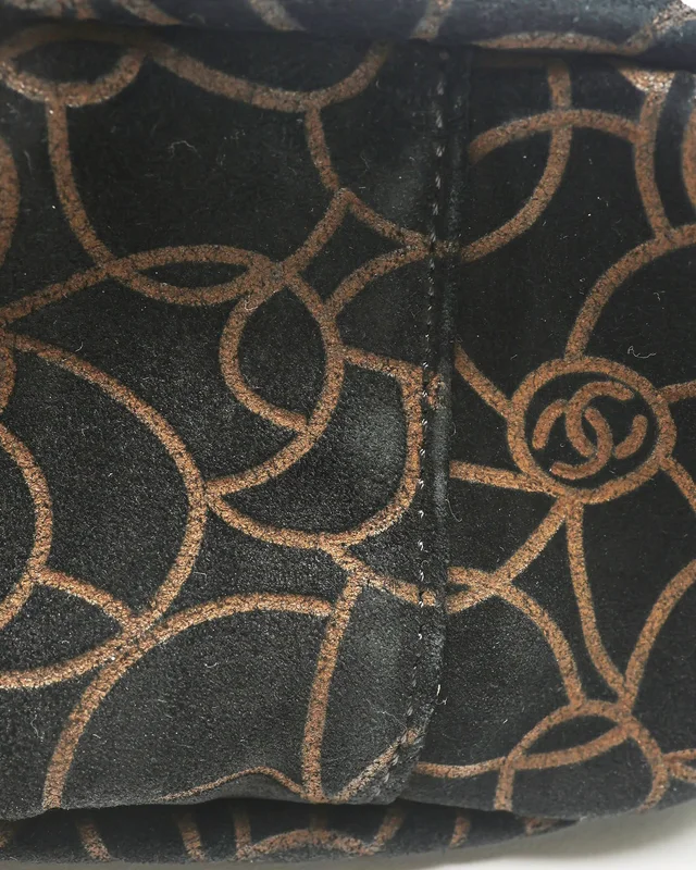 Chanel Camellia Suede Chain Bag in Suede from A Retro Tale, photo 9 of 12