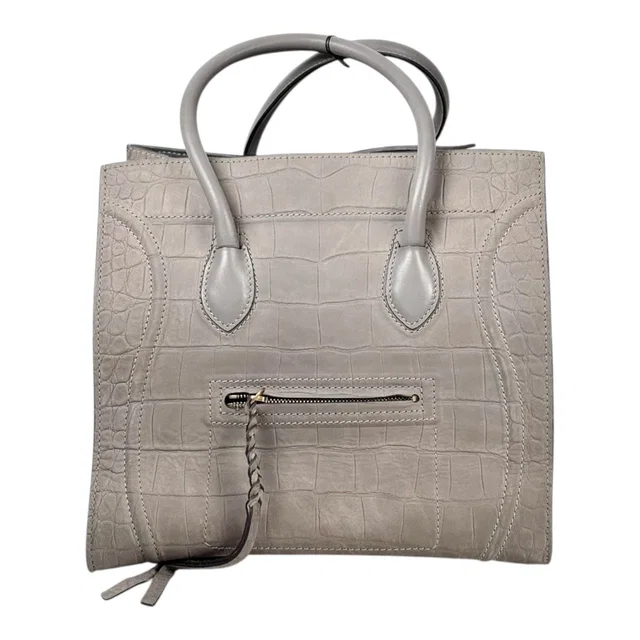 Celine Grey Phantom Luggage Tote Bag in Grey from Luxury Promise