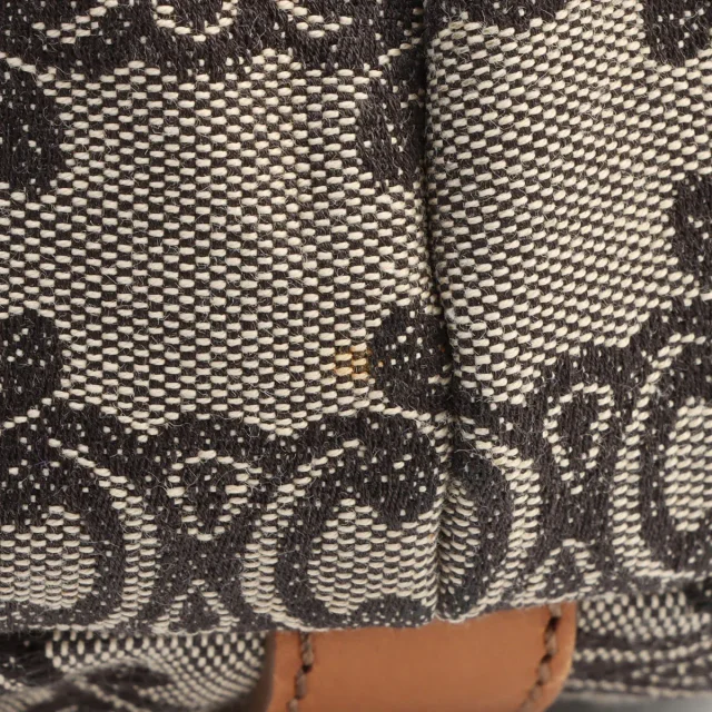 Celine Brown Macadam Pattern Handbag in Brown Canvas from VINTAGE QOO TOKYO, photo 9 of 9
