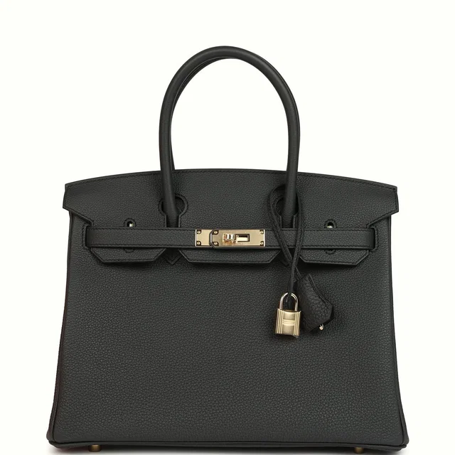 Hermès Birkin 30 Plomb Togo Permabrass Hardware in Togo leather from Madison Avenue Couture