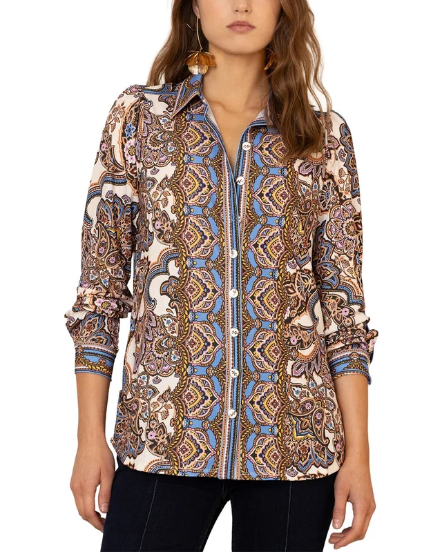 Hale Bob Brynleigh Long Sleeve Woven Blouse, image 1 of 1 from Rue La La