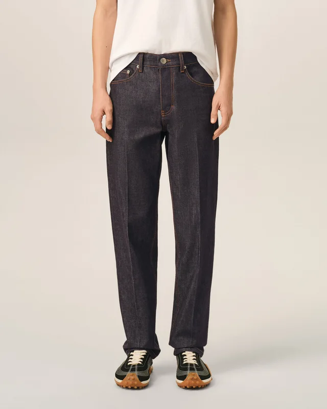Ami Paris Blue parisian-fit cotton jeans, photo 2 of 6 from SENSER